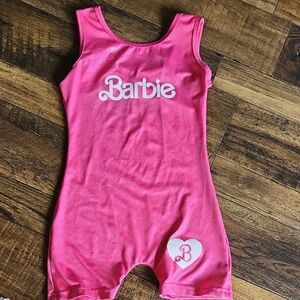 Barbie Pink Girls Leotard